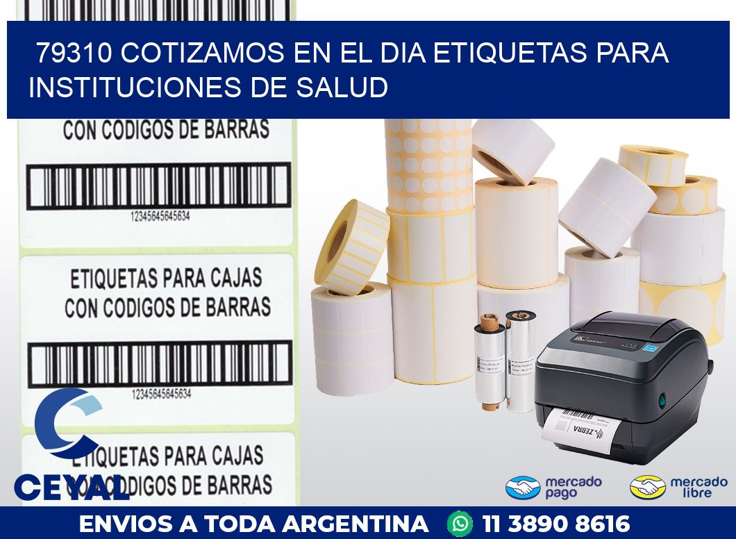 79310 COTIZAMOS EN EL DIA ETIQUETAS PARA INSTITUCIONES DE SALUD