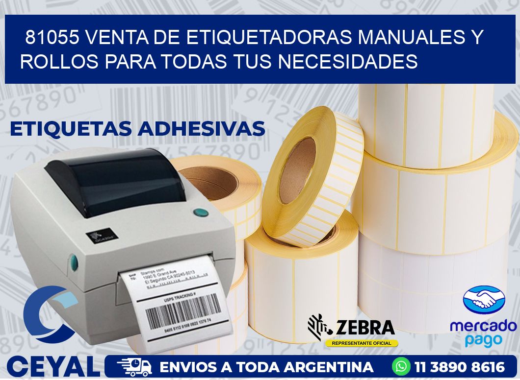 81055 VENTA DE ETIQUETADORAS MANUALES Y ROLLOS PARA TODAS TUS NECESIDADES