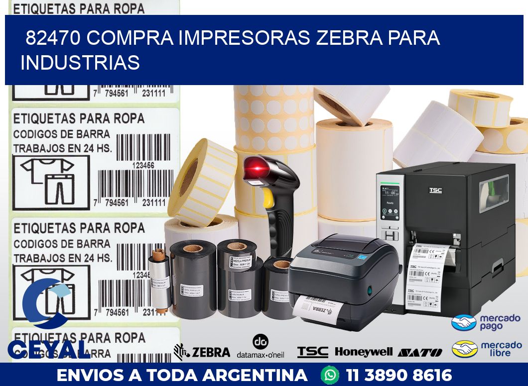 82470 COMPRA IMPRESORAS ZEBRA PARA INDUSTRIAS