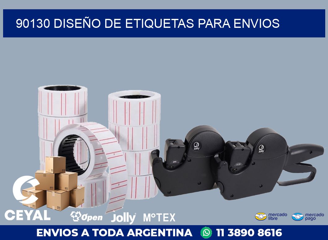 90130 DISEÑO DE ETIQUETAS PARA ENVIOS