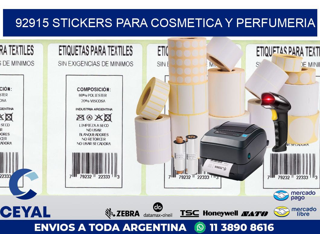 92915 STICKERS PARA COSMETICA Y PERFUMERIA
