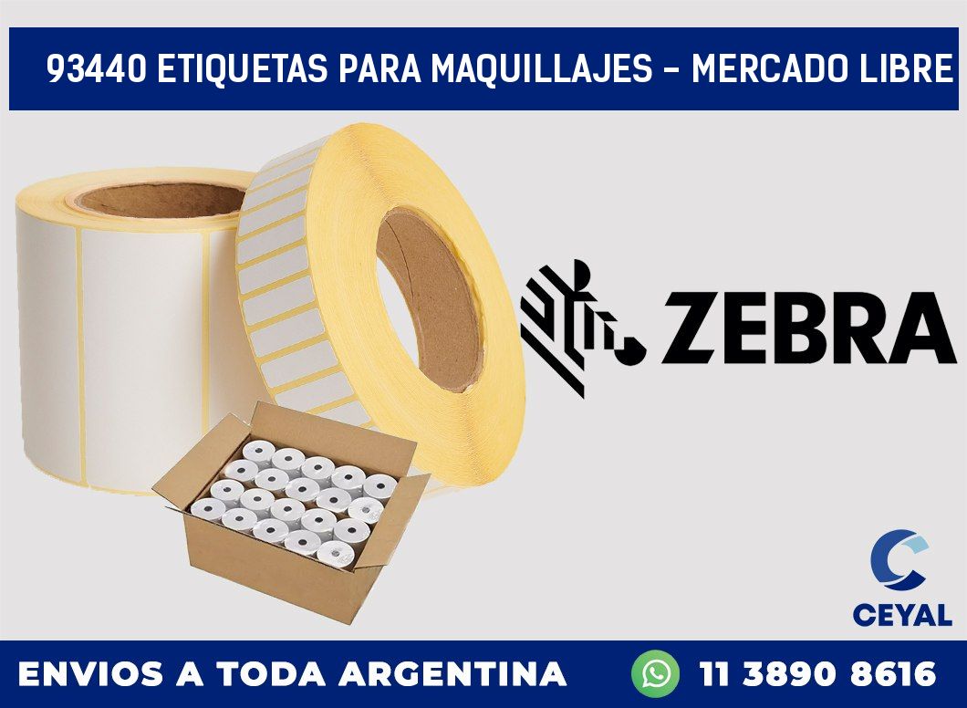 93440 ETIQUETAS PARA MAQUILLAJES - MERCADO LIBRE