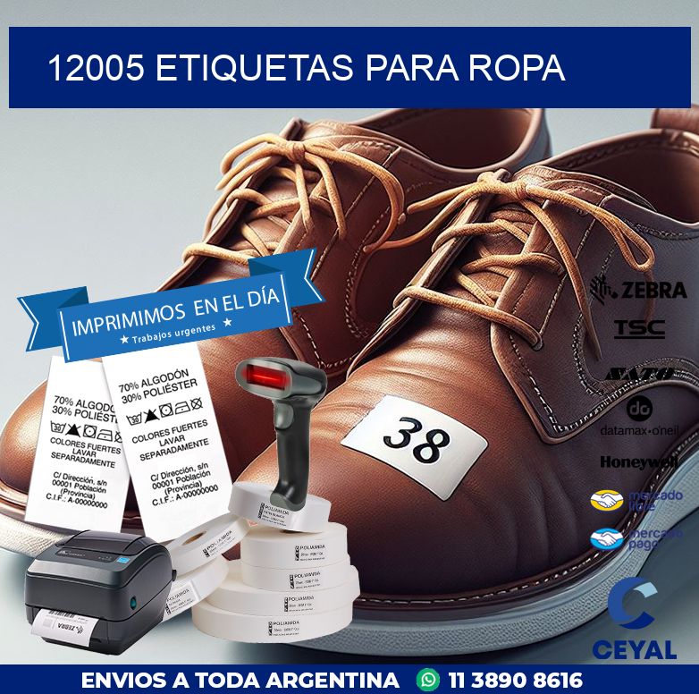 12005 ETIQUETAS PARA ROPA