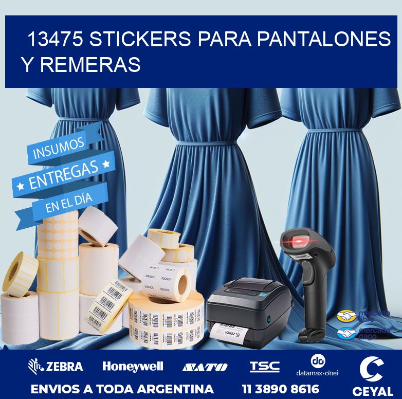 13475 STICKERS PARA PANTALONES Y REMERAS