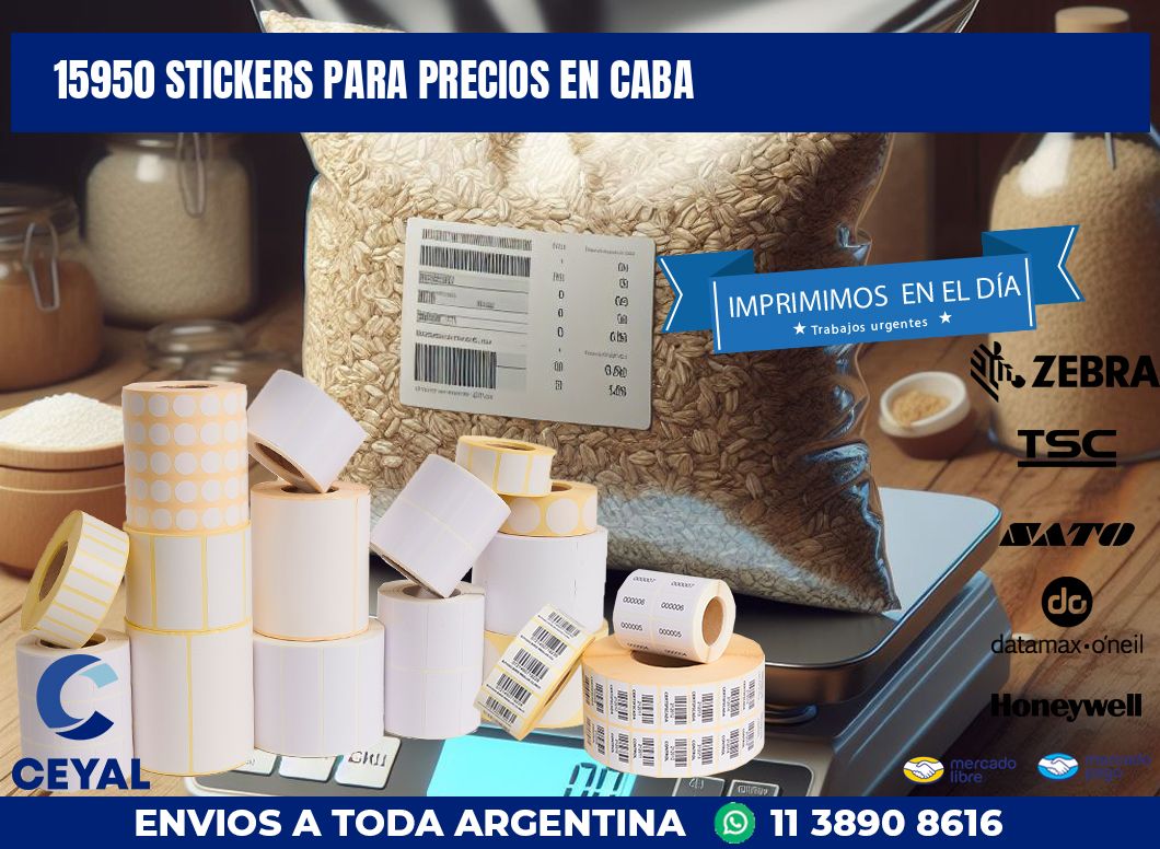 15950 STICKERS PARA PRECIOS EN CABA