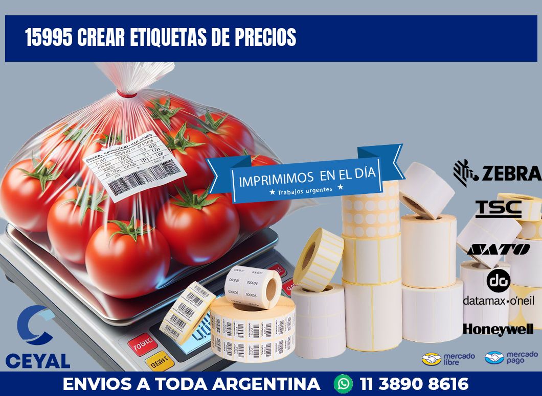 15995 CREAR ETIQUETAS DE PRECIOS