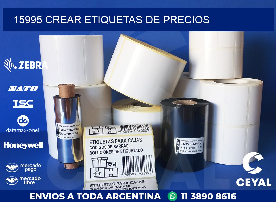 15995 CREAR ETIQUETAS DE PRECIOS