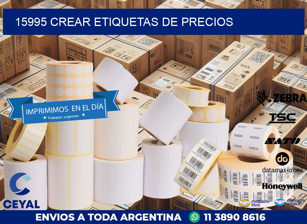 15995 CREAR ETIQUETAS DE PRECIOS