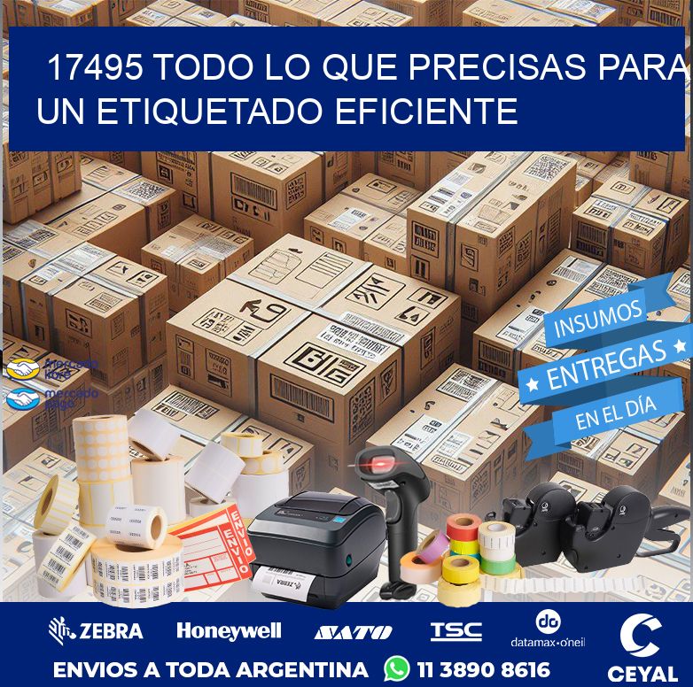 17495 TODO LO QUE PRECISAS PARA UN ETIQUETADO EFICIENTE