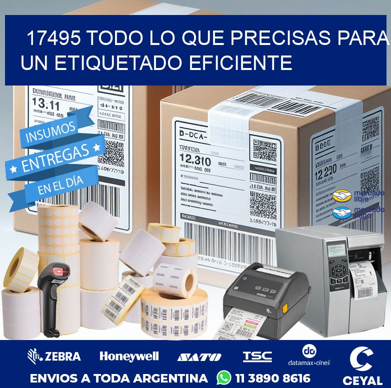 17495 TODO LO QUE PRECISAS PARA UN ETIQUETADO EFICIENTE