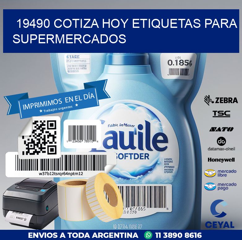 19490 COTIZA HOY ETIQUETAS PARA SUPERMERCADOS