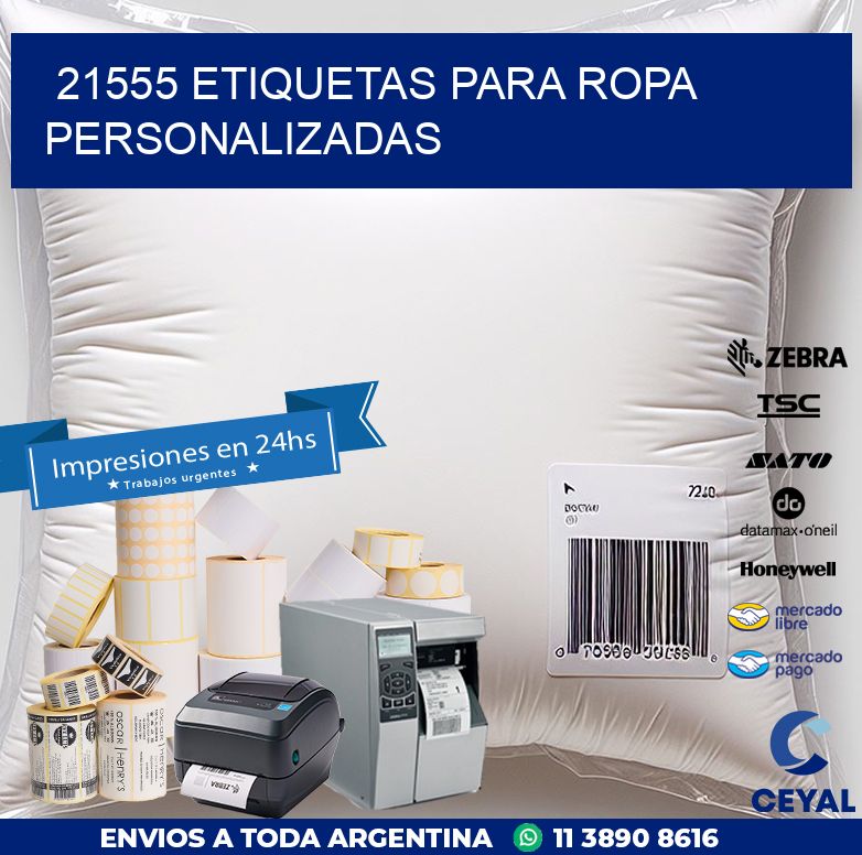 21555 ETIQUETAS PARA ROPA PERSONALIZADAS