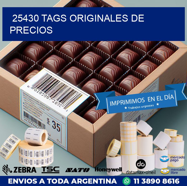 25430 TAGS ORIGINALES DE PRECIOS