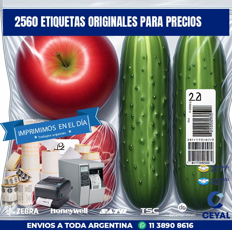 2560 ETIQUETAS ORIGINALES PARA PRECIOS