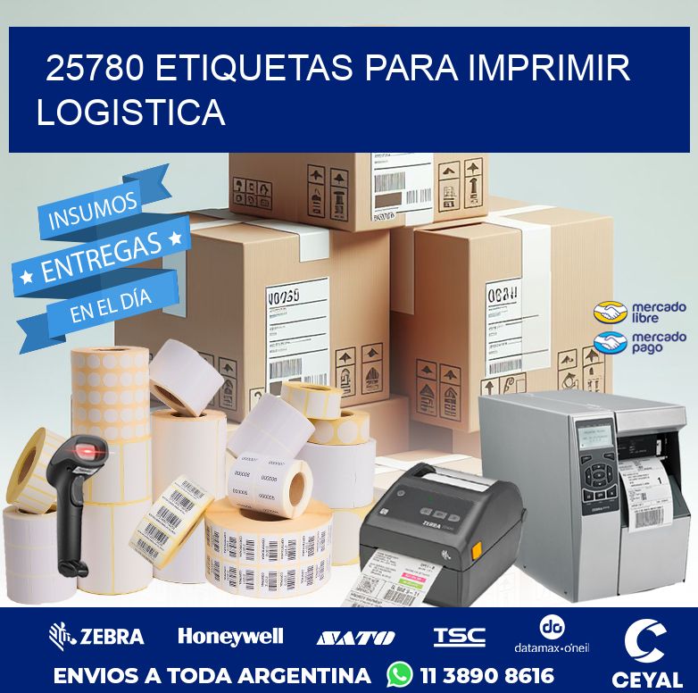 25780 ETIQUETAS PARA IMPRIMIR LOGISTICA
