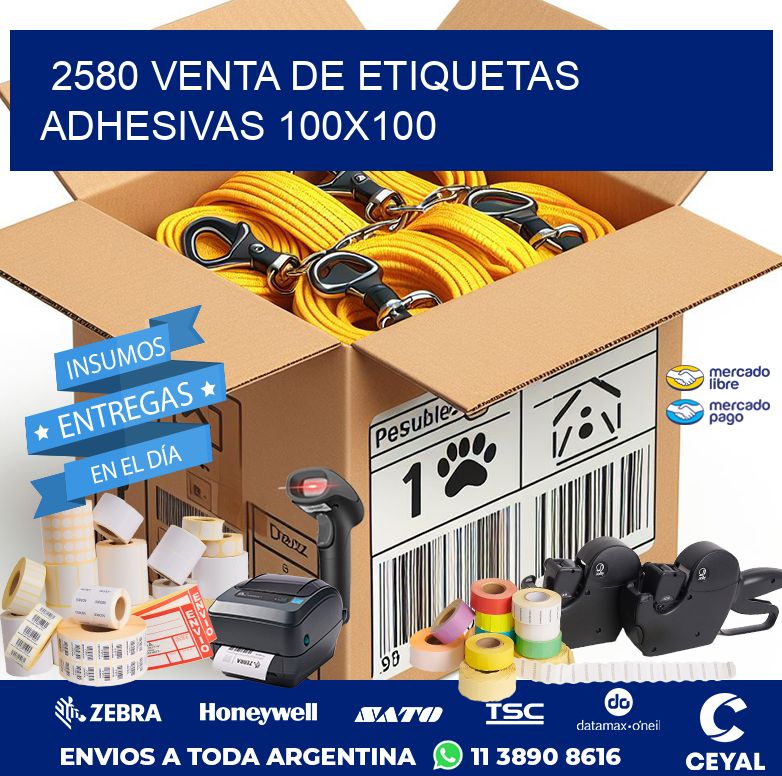 2580 VENTA DE ETIQUETAS ADHESIVAS 100X100