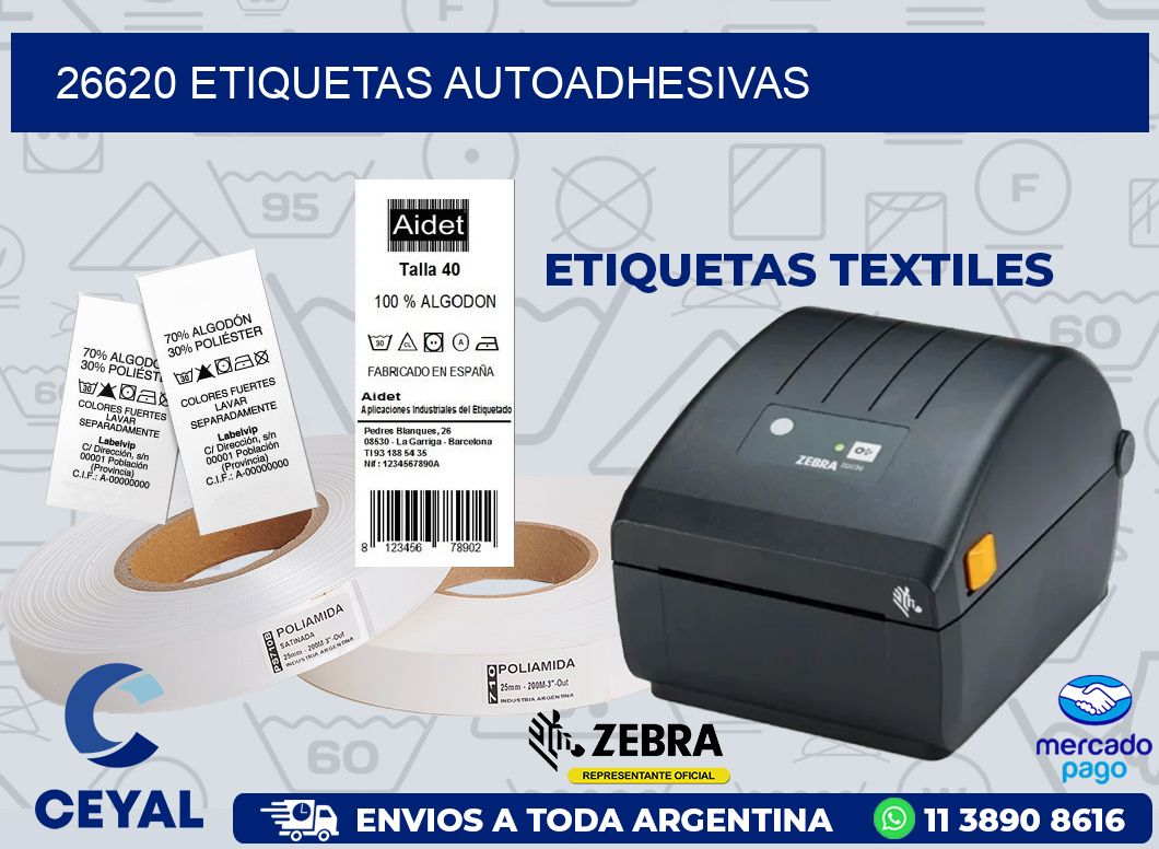 26620 ETIQUETAS AUTOADHESIVAS