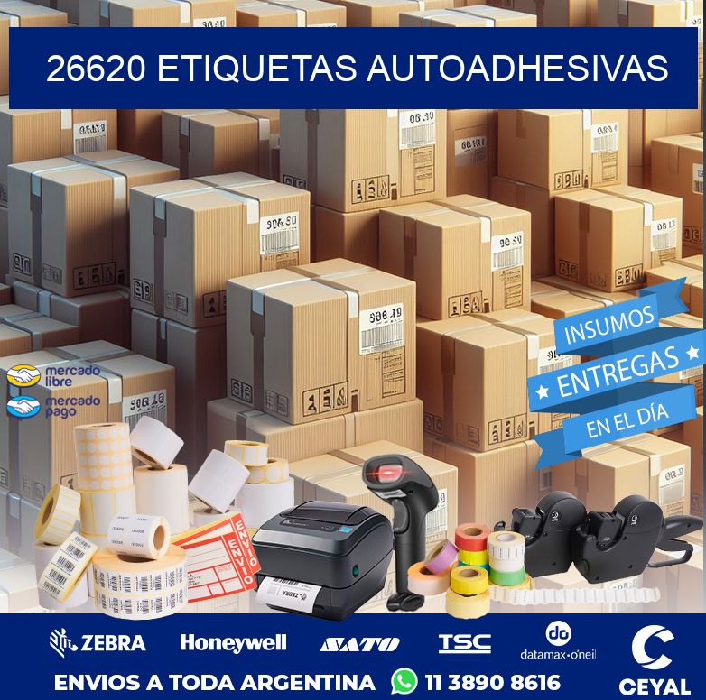 26620 ETIQUETAS AUTOADHESIVAS