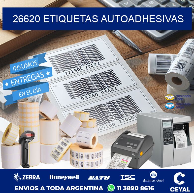 26620 ETIQUETAS AUTOADHESIVAS