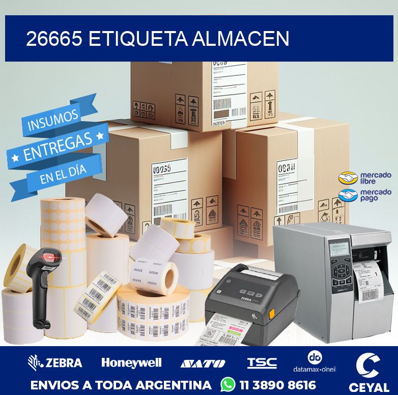26665 ETIQUETA ALMACEN