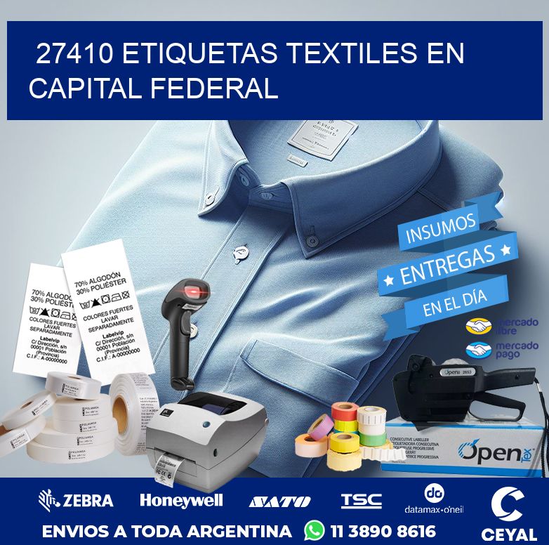 27410 ETIQUETAS TEXTILES EN CAPITAL FEDERAL