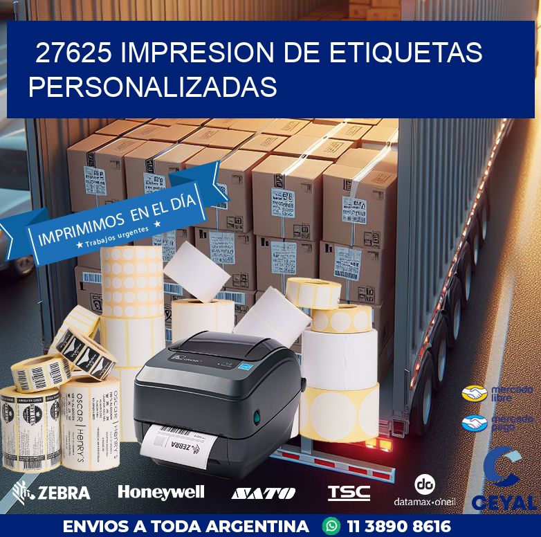 27625 IMPRESION DE ETIQUETAS PERSONALIZADAS