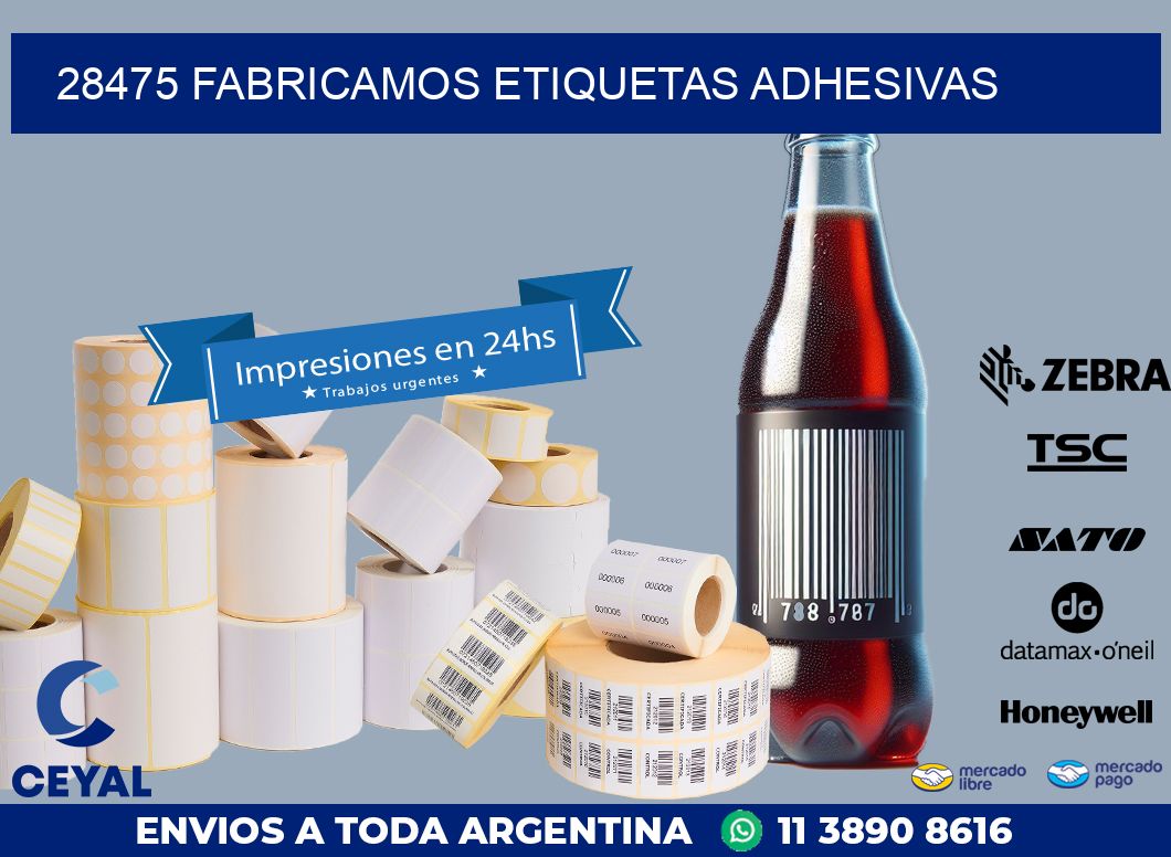 28475 FABRICAMOS ETIQUETAS ADHESIVAS