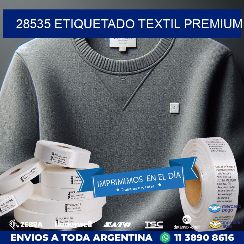 28535 ETIQUETADO TEXTIL PREMIUM