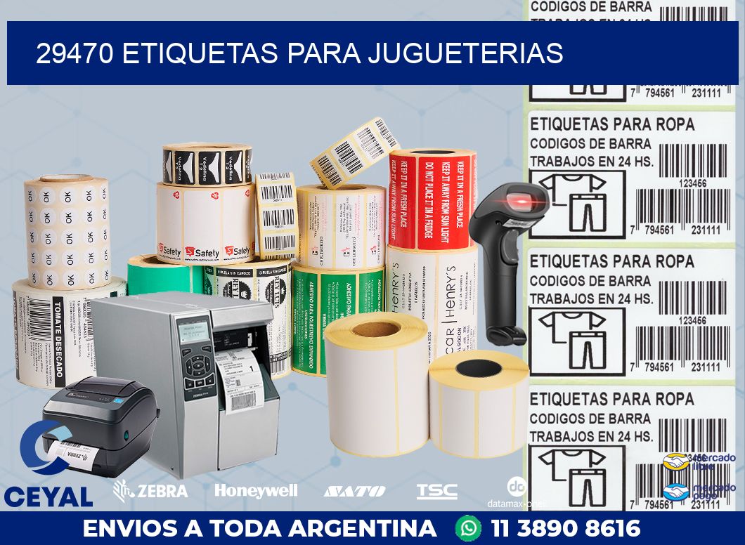 29470 ETIQUETAS PARA JUGUETERIAS