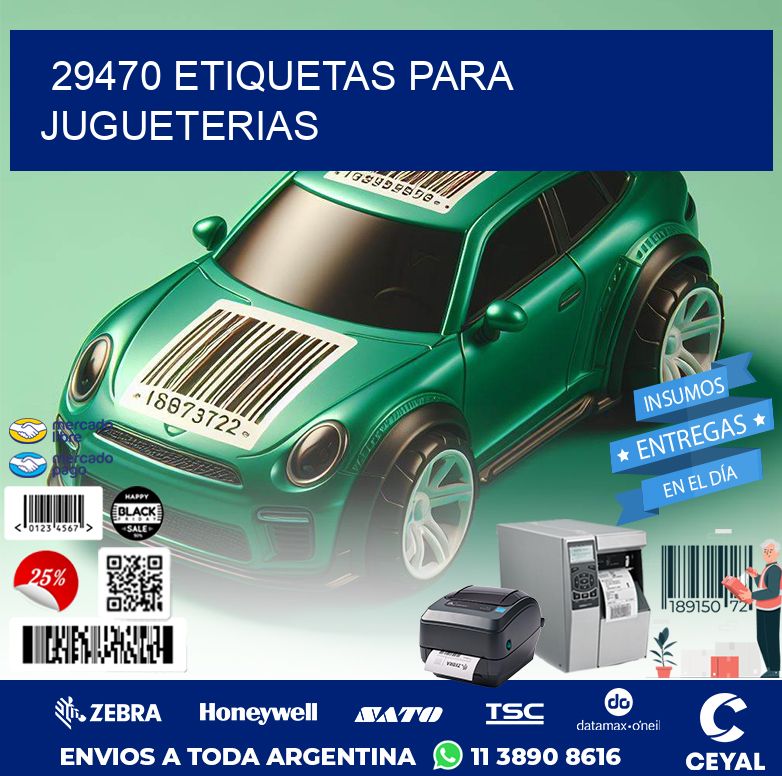 29470 ETIQUETAS PARA JUGUETERIAS
