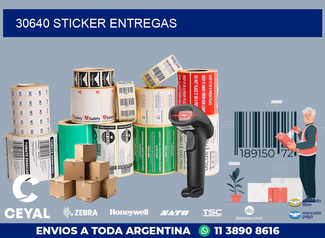 30640 STICKER ENTREGAS