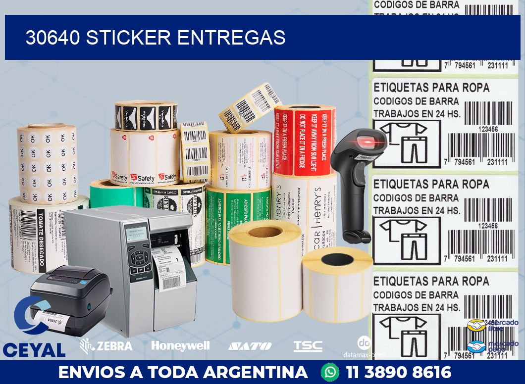 30640 STICKER ENTREGAS