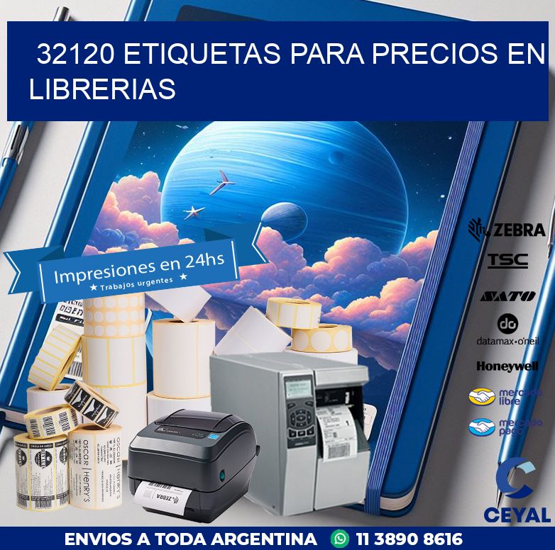 32120 ETIQUETAS PARA PRECIOS EN LIBRERIAS