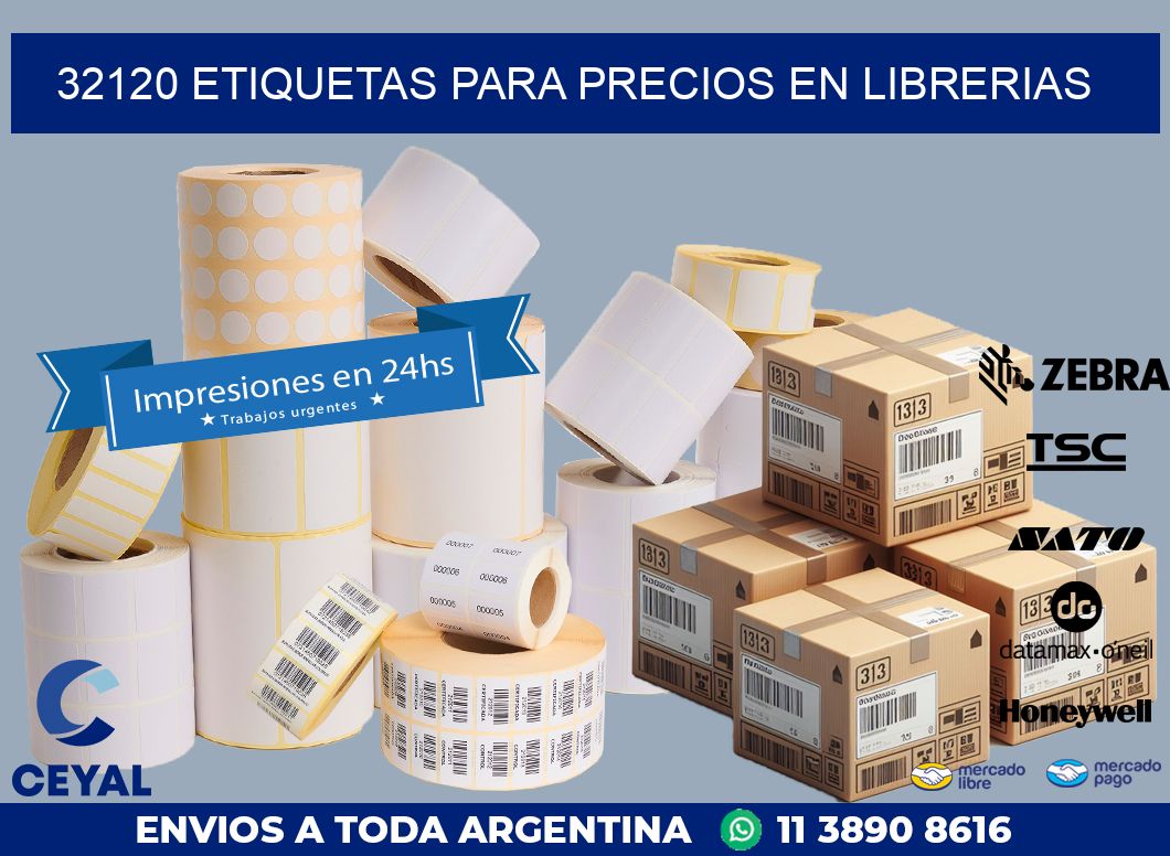 32120 ETIQUETAS PARA PRECIOS EN LIBRERIAS