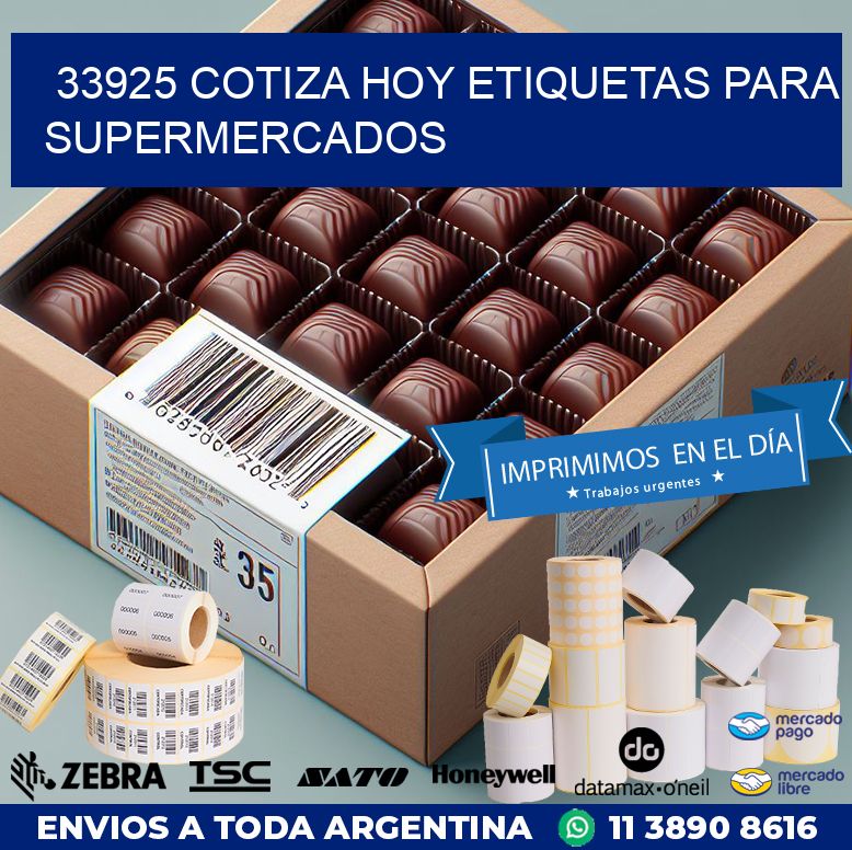 33925 COTIZA HOY ETIQUETAS PARA SUPERMERCADOS