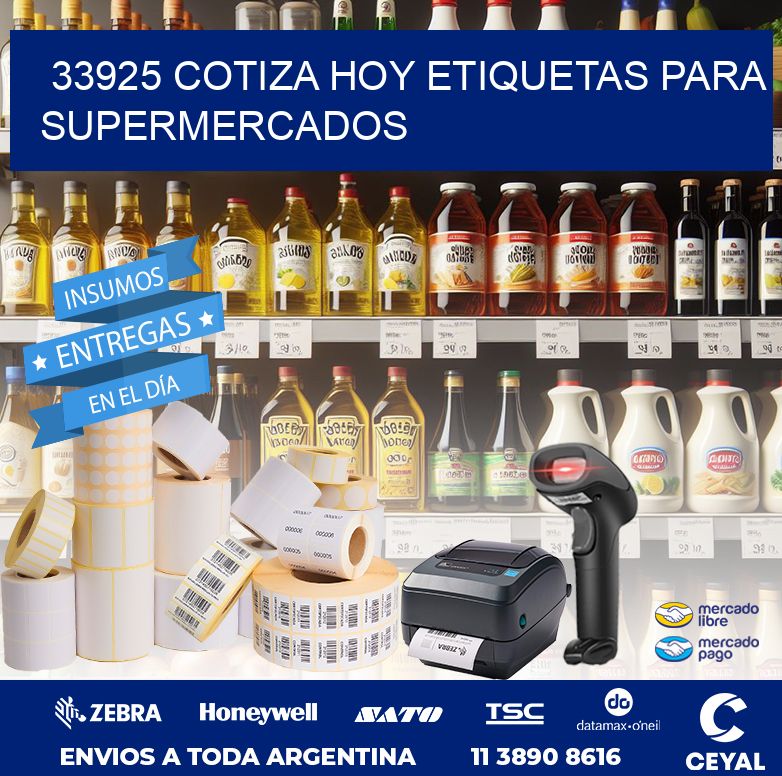 33925 COTIZA HOY ETIQUETAS PARA SUPERMERCADOS