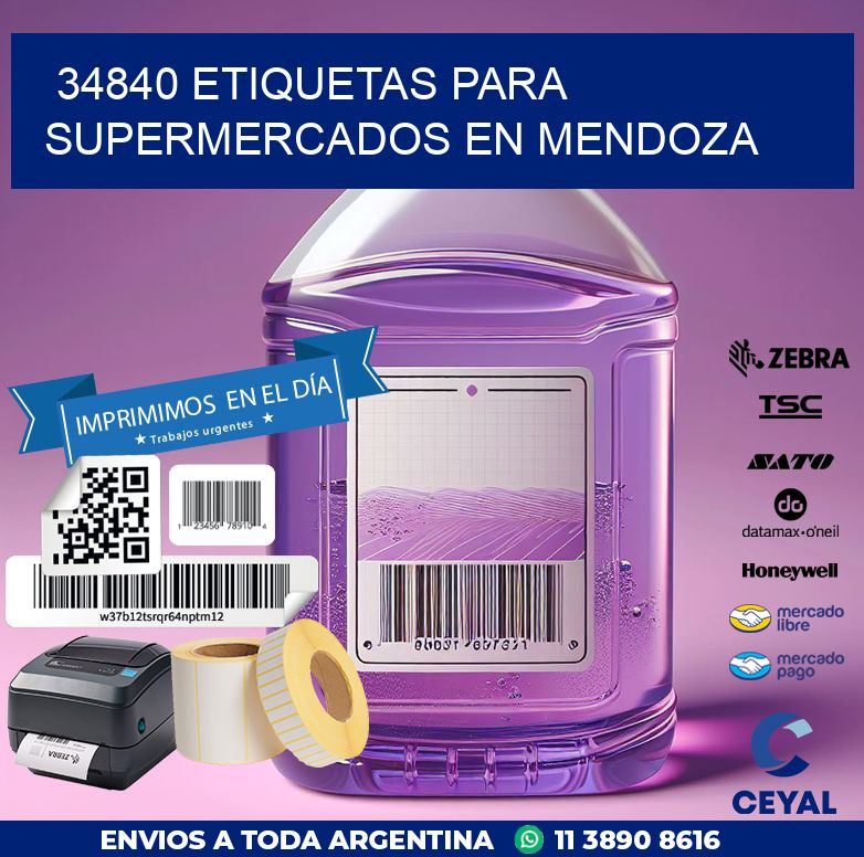 34840 ETIQUETAS PARA SUPERMERCADOS EN MENDOZA