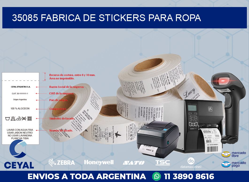 35085 FABRICA DE STICKERS PARA ROPA