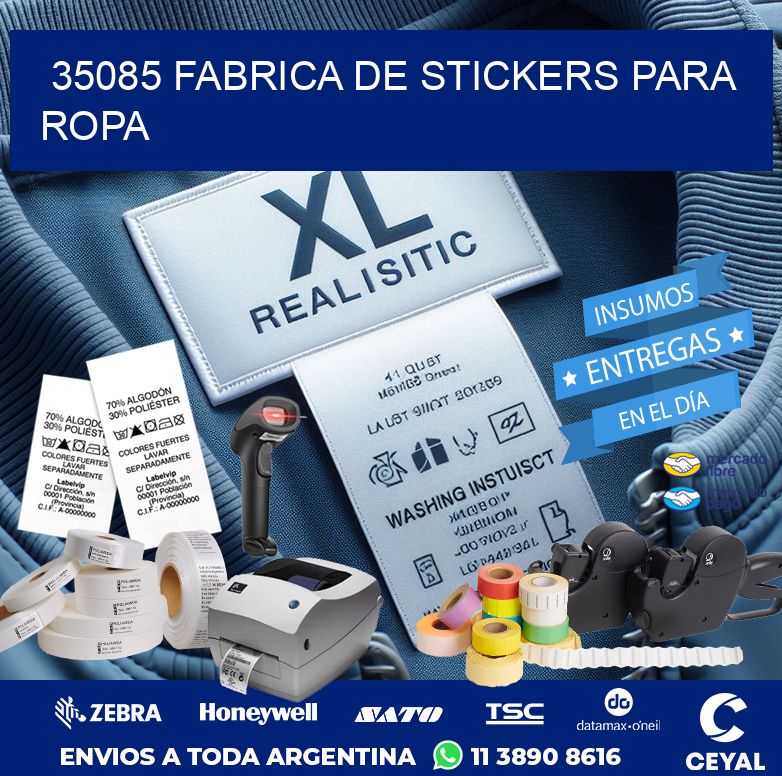 35085 FABRICA DE STICKERS PARA ROPA