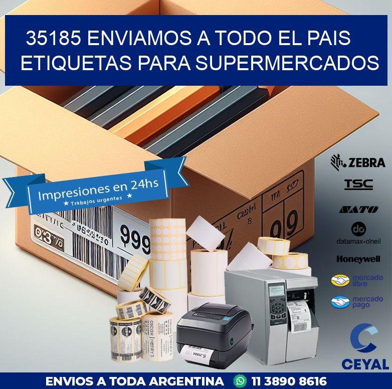 35185 ENVIAMOS A TODO EL PAIS ETIQUETAS PARA SUPERMERCADOS