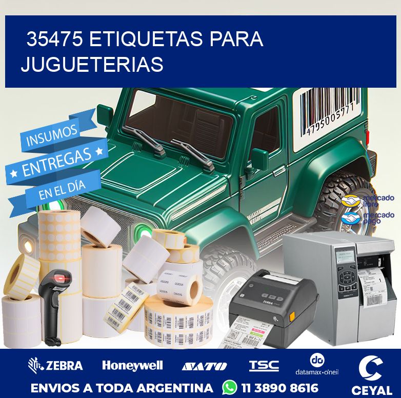 35475 ETIQUETAS PARA JUGUETERIAS