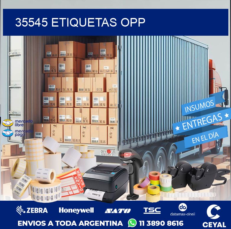 35545 ETIQUETAS OPP