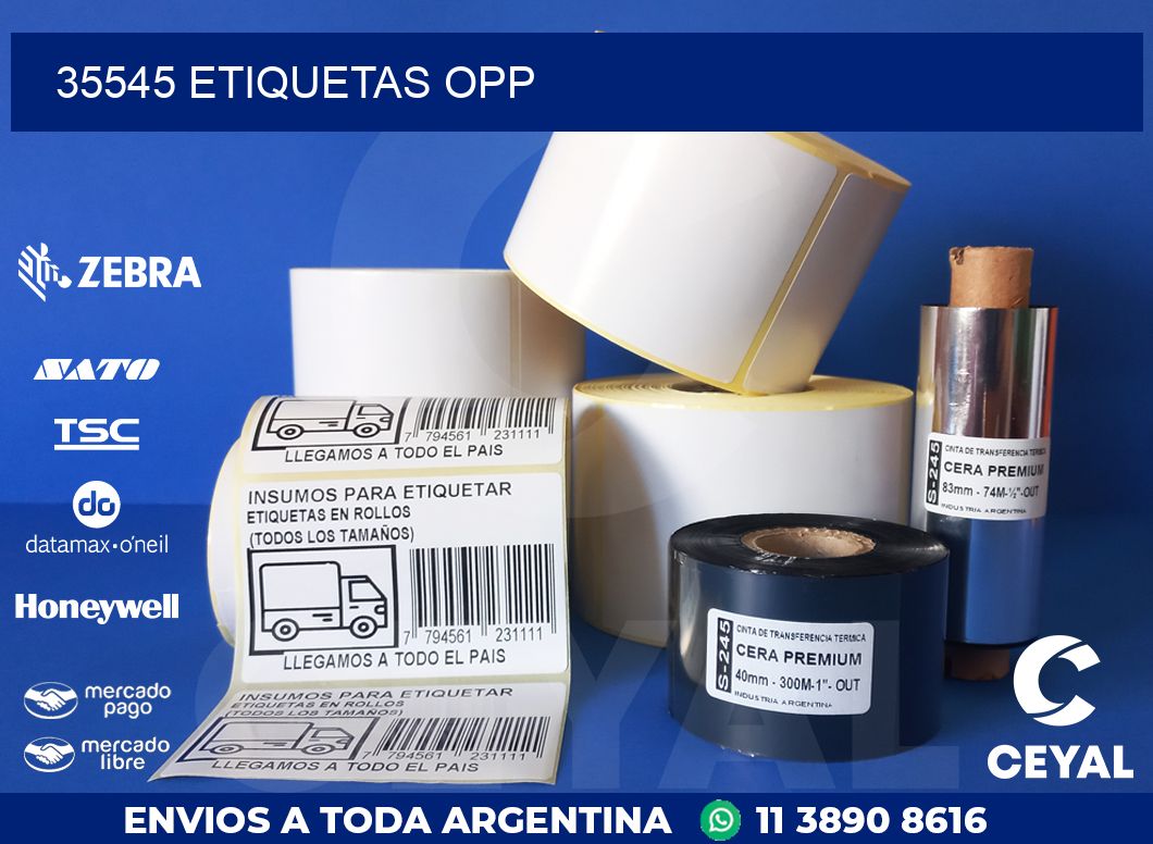 35545 ETIQUETAS OPP