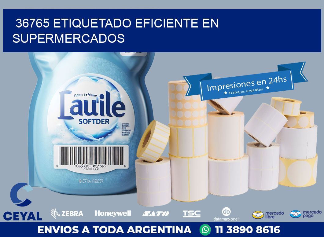 36765 ETIQUETADO EFICIENTE EN SUPERMERCADOS