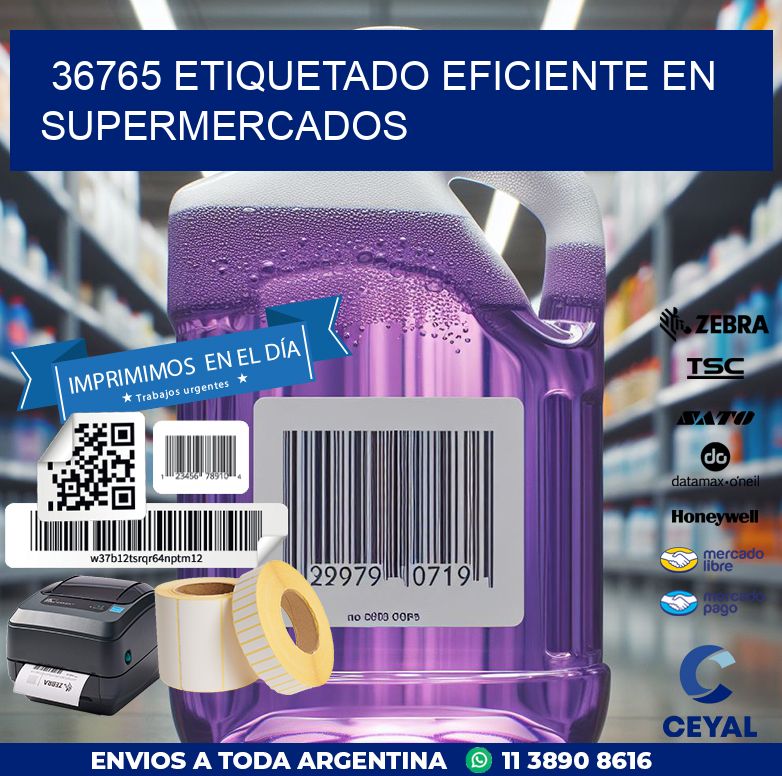 36765 ETIQUETADO EFICIENTE EN SUPERMERCADOS