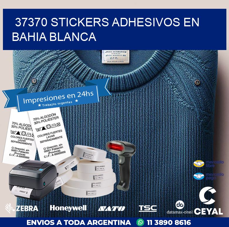 37370 STICKERS ADHESIVOS EN BAHIA BLANCA