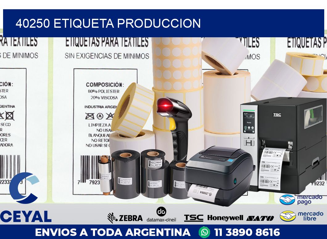 40250 ETIQUETA PRODUCCION