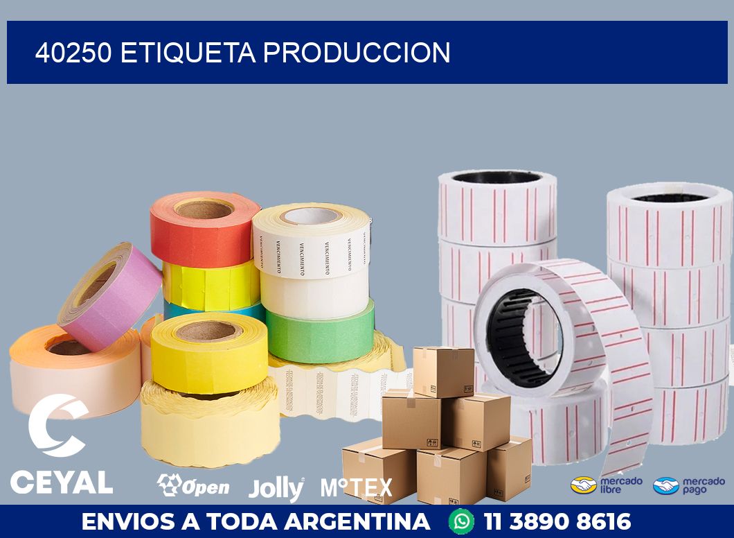 40250 ETIQUETA PRODUCCION