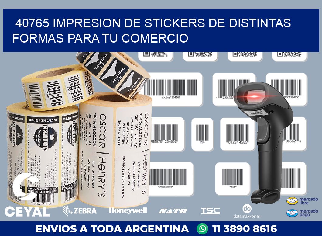 40765 IMPRESION DE STICKERS DE DISTINTAS FORMAS PARA TU COMERCIO