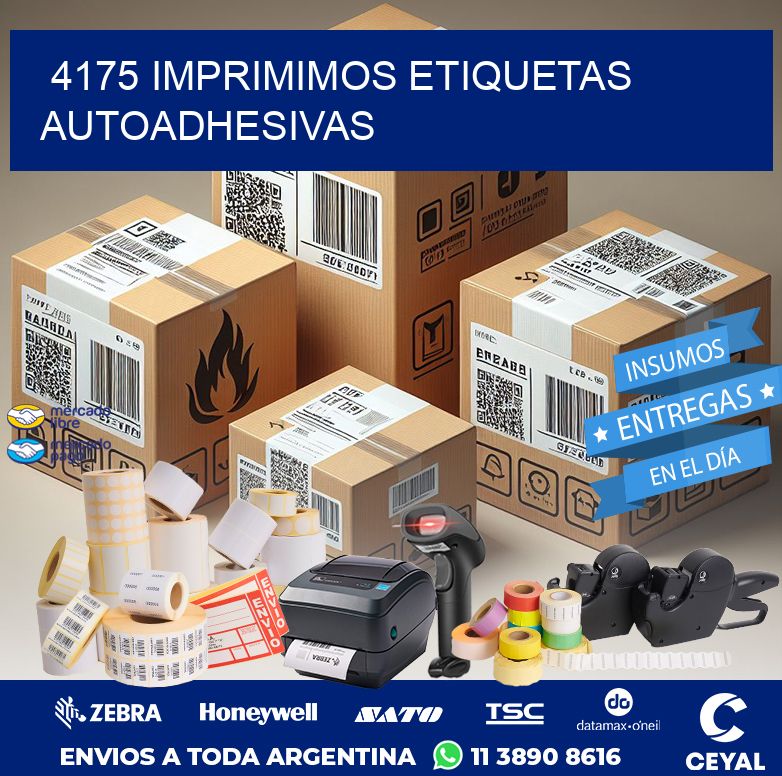 4175 IMPRIMIMOS ETIQUETAS AUTOADHESIVAS